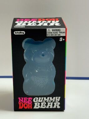 Schylling Nee Doh Blue Gummy Bear Toy